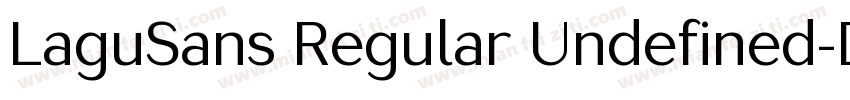 LaguSans Regular Undefined字体转换